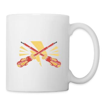 Retired Electrician Gift Electrician - Mug - white - Right
