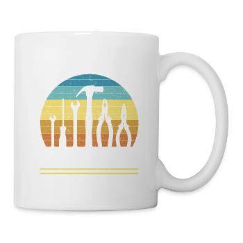 Retired Electrician Gift Electrician - Mug - white - Right