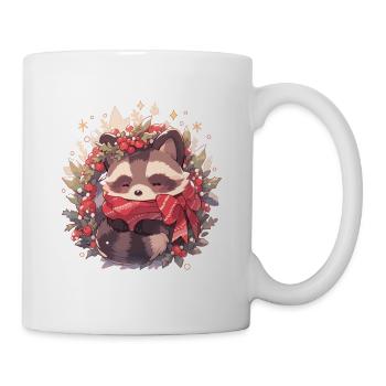 Waschbär Waschbären Waschbär Baby Wachbären - Tasse - Weiß - Rechts