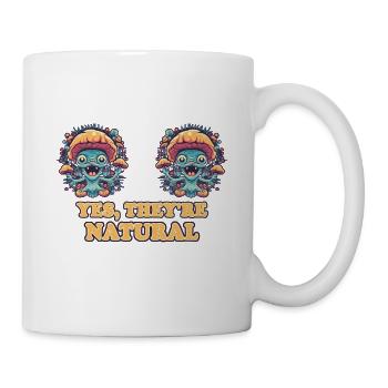 champignons, cueilleurs de champignons, champignons, producteurs, champignons drôles - Mug blanc - blanc - Droite