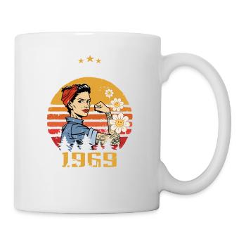 Octobre 1969 naissance | Octobre 1969 - Mug blanc - blanc - Droite