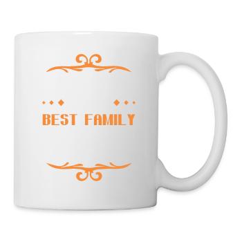 Stolze Mama Spruch Familie - Tasse - Weiß - Rechts