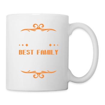 Stolzer Papa Vatertag Spruch Familie Dad - Tasse - Weiß - Rechts