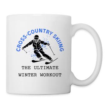 Skieur Ski Design Tenue De Ski - Mug blanc - blanc - Droite