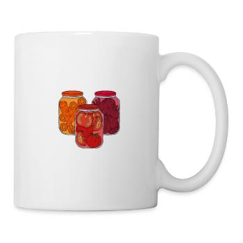 Grab Your Balls It's Canning Season - Tasse - Weiß - Rechts
