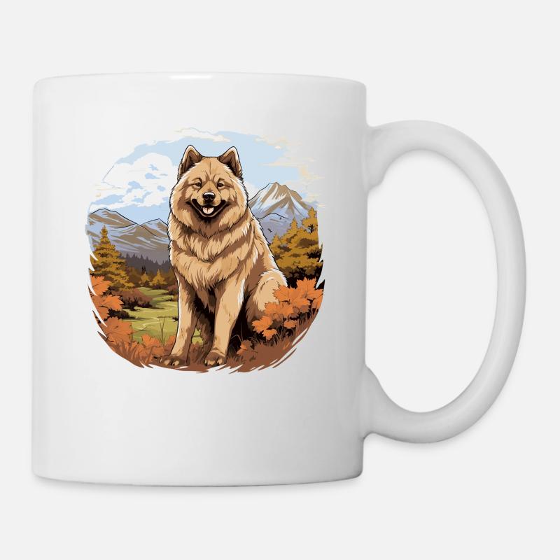 Chien Eurasier - Mug blanc - blanc