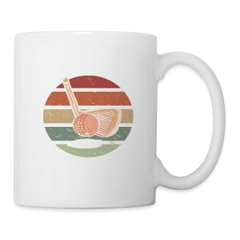 Golf Geschenk Für Golfer - Tasse - Weiß - Rechts