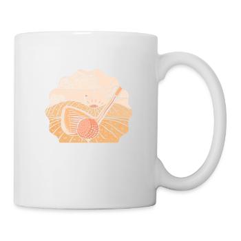 Golf Geschenk Für Golfer - Tasse - Weiß - Rechts
