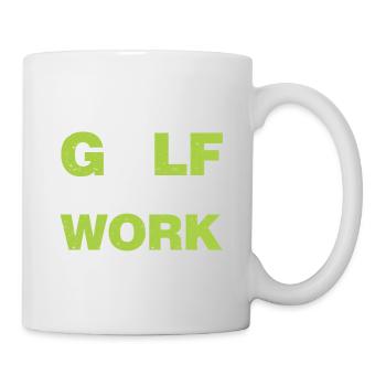 Golf Geschenk Für Golfer - Tasse - Weiß - Rechts