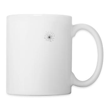 Spinnennetz - Tasse - Weiß - Rechts