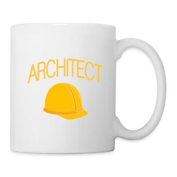Warum ich Architekt bin Ähh, warum tust du das? - Tasse - Weiß - Rechts