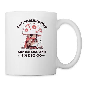 champignons, cueilleurs de champignons, champignons, producteurs, champignons drôles - Mug blanc - blanc - Droite