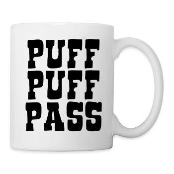 Puff Puff Pass - Smoking Rules for Dummies - Mug - white - Right