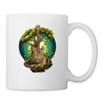 Tree Guitar Guitariste Fusion - Mug blanc - blanc - Droite