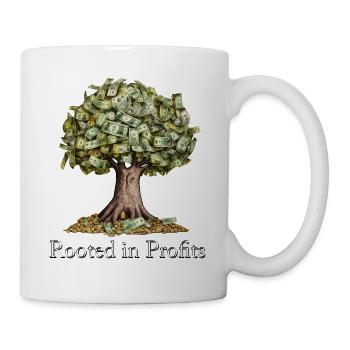 Money Tree Magic "Rooted in Profits" - Mug - white - Right