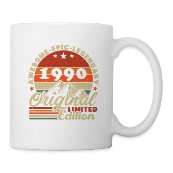 1990's Vintage Original 1990's Birthday Gift - Mug - white - Right