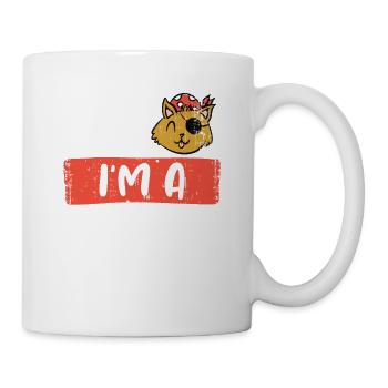 Pretend I'm A Pirate Cat Pirate Funny - Mug - white - Right