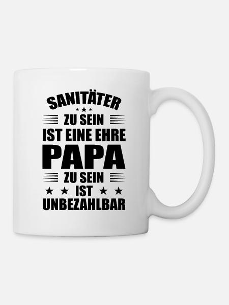 Sanitäter Rettungsdienst - Tasse - Weiß