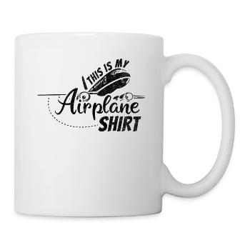 Vacation Travel Quote - This Is My Airplane - Mug - white - Right