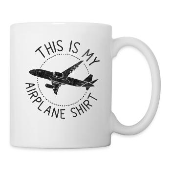 Vacation Travel Quote - This Is My Airplane - Mug - white - Right