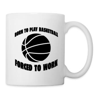 Basketball Basketballspieler Basketballteam - Tasse - Weiß - Rechts