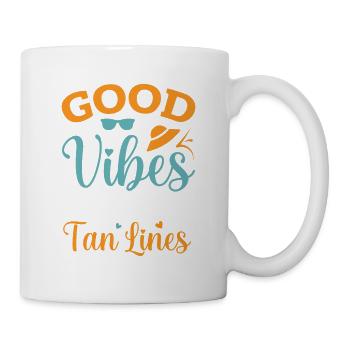 summer Typography - Tasse - Weiß - Rechts