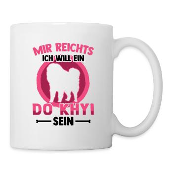 Will ein Do Khyi sein Tibetanische Dogge - Tasse - Weiß - Rechts