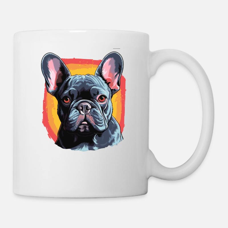 Chien Bouledogue Français - Mug blanc - blanc