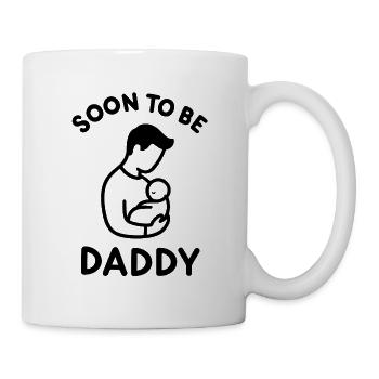Bald Papa - Tasse - Weiß - Rechts