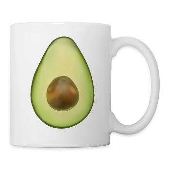 Avocado Costume Funny Halloween Gift Idea - Mug - white - Right