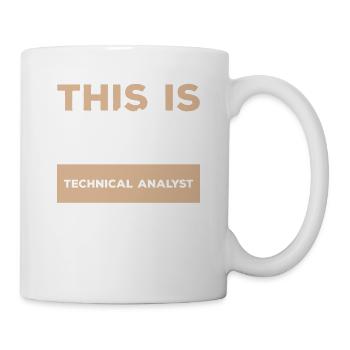 Dieser technische Analyst braucht Wein - Tasse - Weiß - Rechts