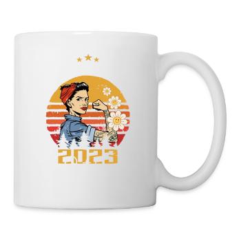 Né en octobre 2023 | Octobre 2023 - Mug blanc - blanc - Droite