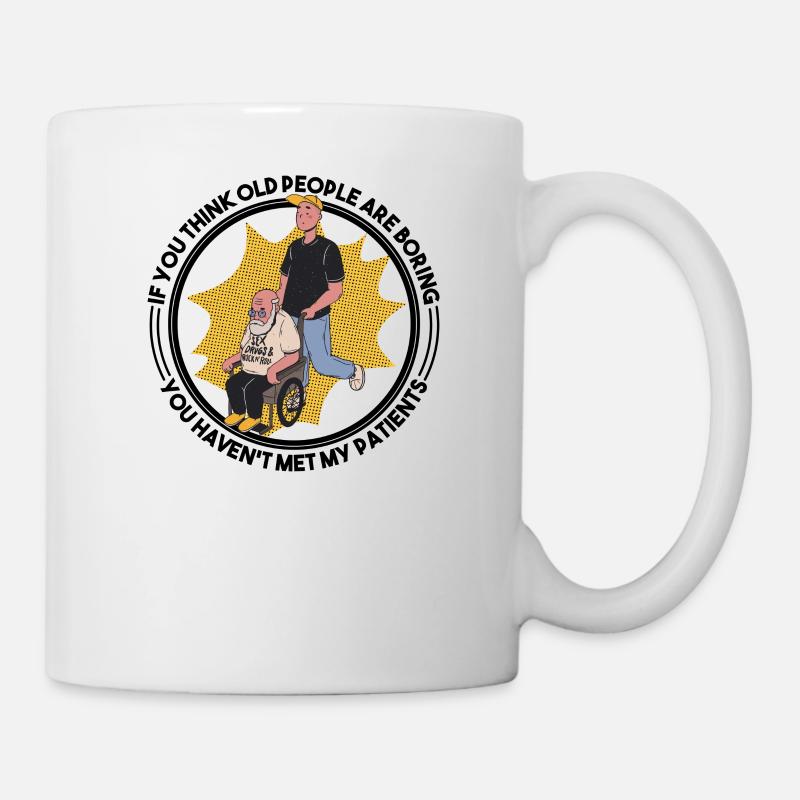 Infirmière gériatrique Infirmière infirmière - Mug blanc - blanc