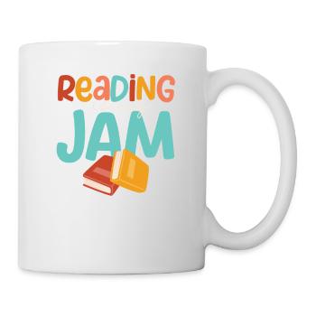 Reading is my passion Funny teacher - Mug - white - Right