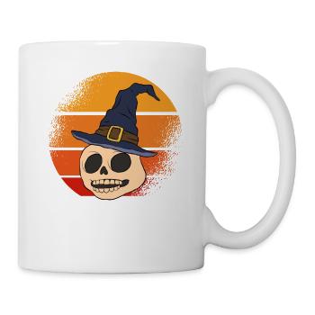 Halloween Kürbis Halloween Geist - Tasse - Weiß - Rechts
