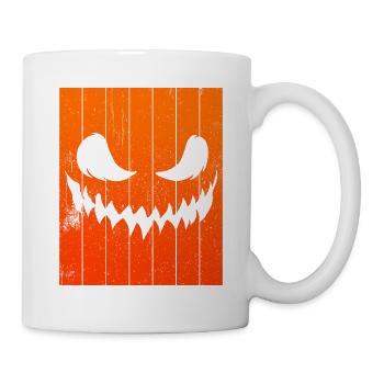 Halloween Kürbis Halloween Geist - Tasse - Weiß - Rechts