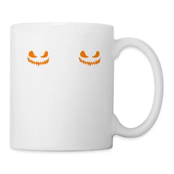 Halloween Kürbis Halloween Geist - Tasse - Weiß - Rechts