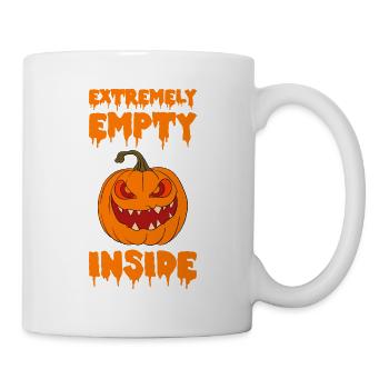 Halloween Kürbis Halloween Geist - Tasse - Weiß - Rechts