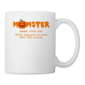 Halloween Kürbis Halloween Geist - Tasse - Weiß - Rechts