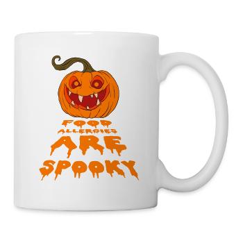 Halloween Kürbis Halloween Geist - Tasse - Weiß - Rechts