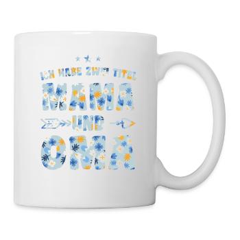 Ich Habe Zwei Titel Mama Und Oma - Tasse - Weiß - Rechts