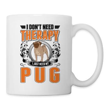 Pug Therapy Gift - Mug - white - Right