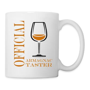 Offizieller Armagnac-Verkoster - Tasse - Weiß - Rechts