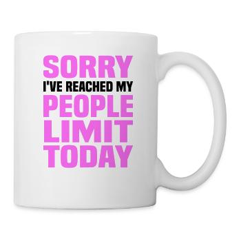 Misanthrope Antisocial Introverti - Mug blanc - blanc - Droite
