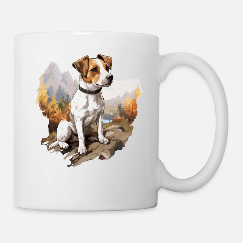 Dog Jack Russell - Mug - white