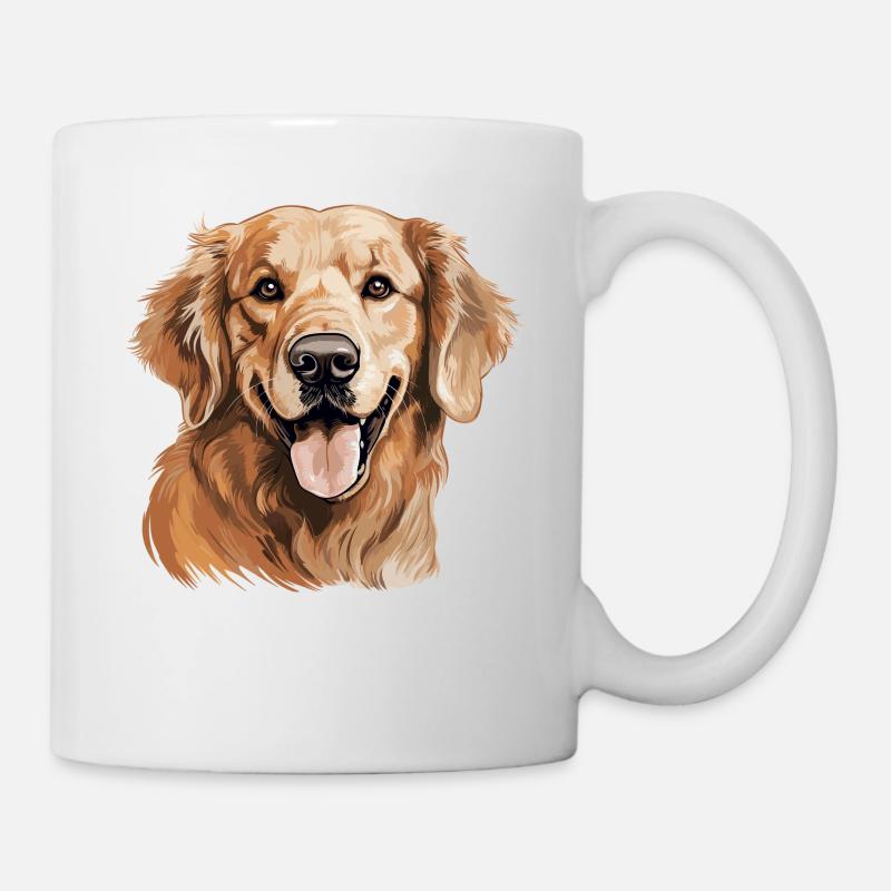 Dog Golden Retriever - Mug - white