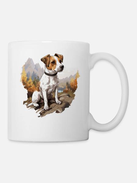 Dog Jack Russell - Mug - white