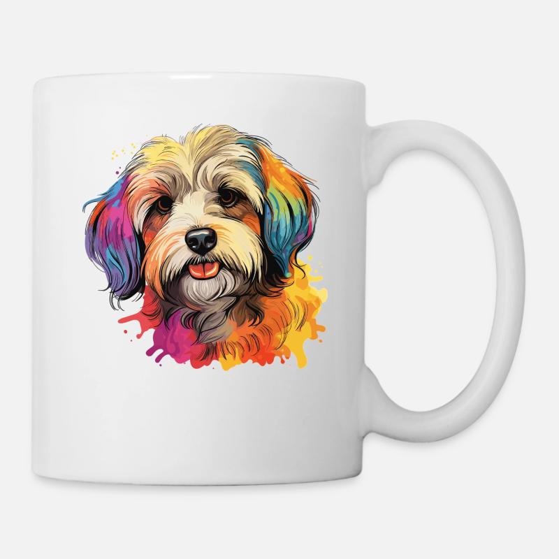 Hund Havaneser - Tasse - Weiß