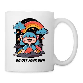 Get your own happy place - Mug - white - Right