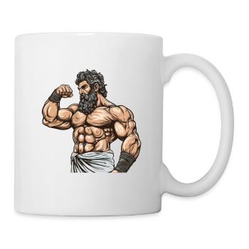 Bodybuilder Muscles Workout Gym - Mug blanc - blanc - Droite